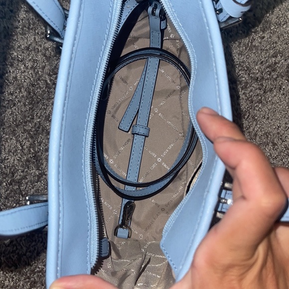 Light Blue Michael Kors Purse - Picture 4 of 4